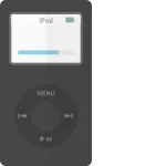 Old Style Ipod Mini SVG Icon